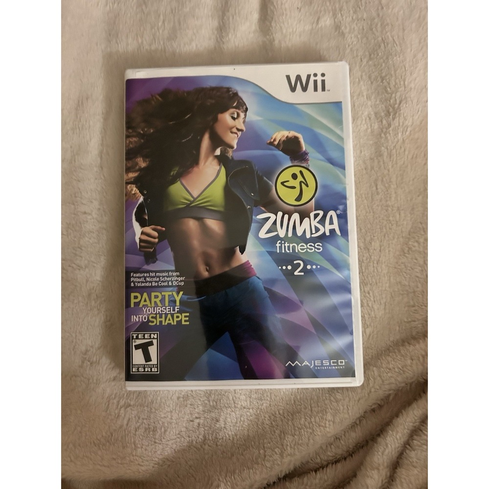Zumba Fitness 2 (Nintendo Wii, 2011) With‎ Manual